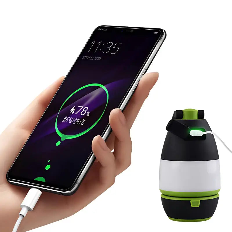 Lampe de camping led rechargeable polyvalente