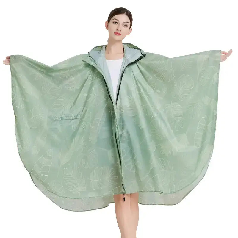 Poncho pluie femme coupe-vent imperméable