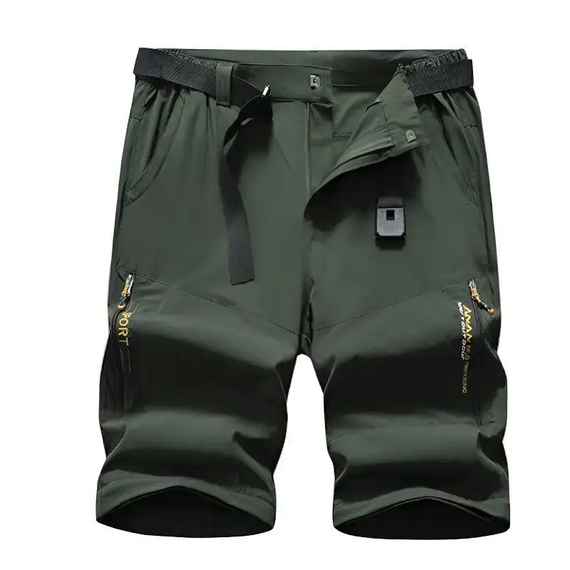Pantalon trekking vert polyvalent
