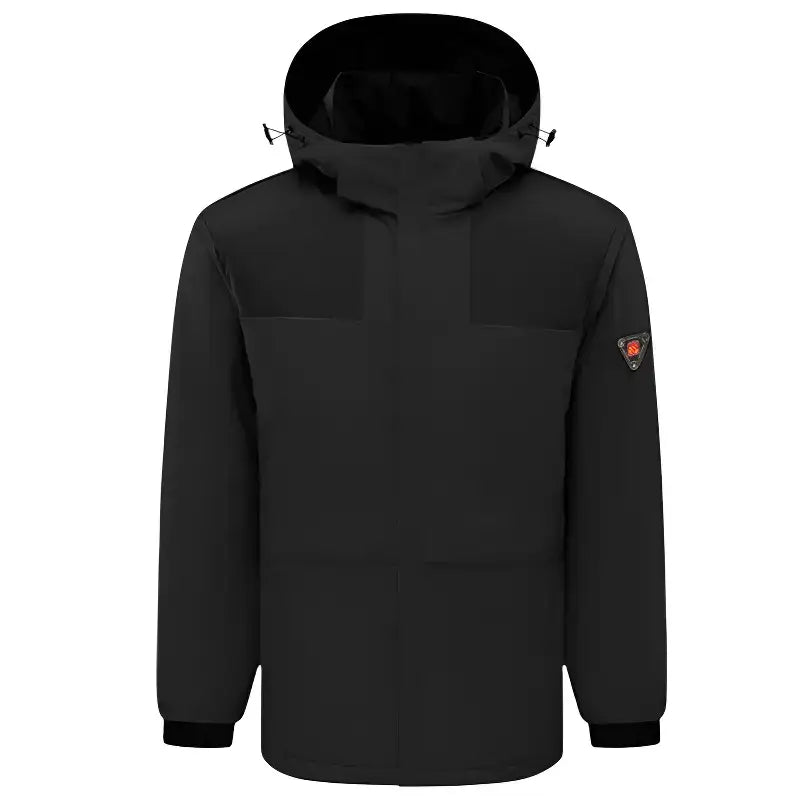 Homme veste chauffante imperméable