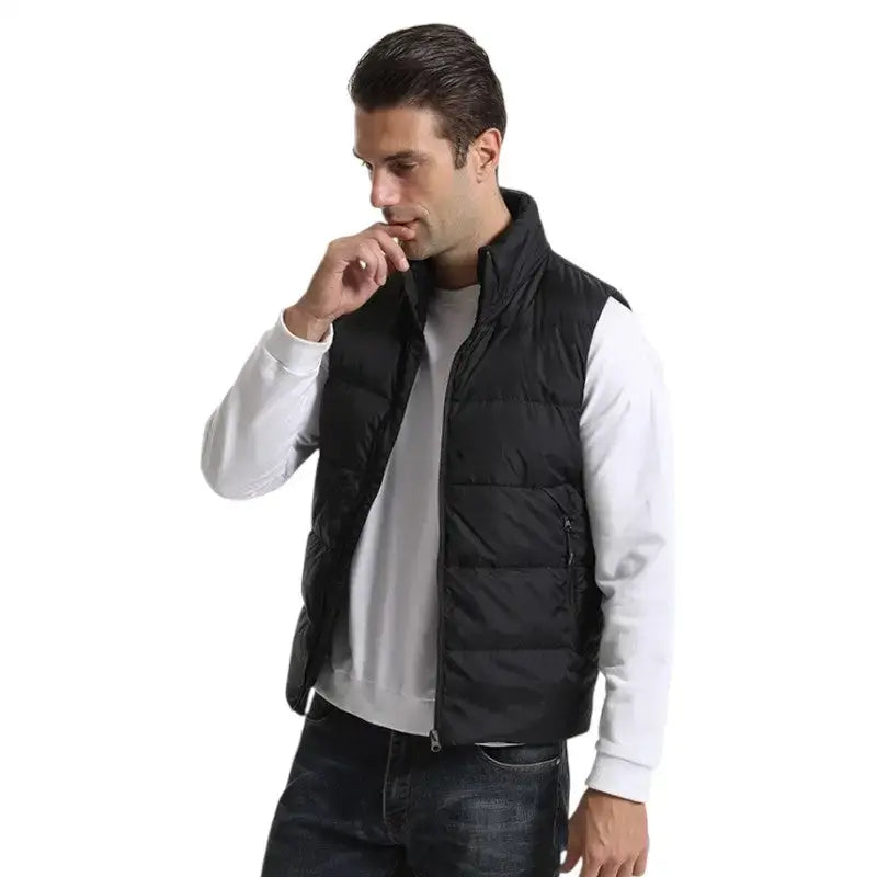 Gilet chauffant duvet homme 5 zones