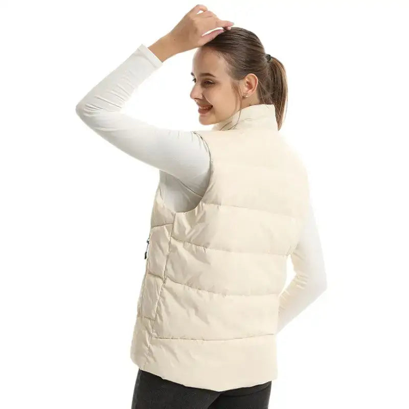 Gilet chauffant duvet homme 5 zones