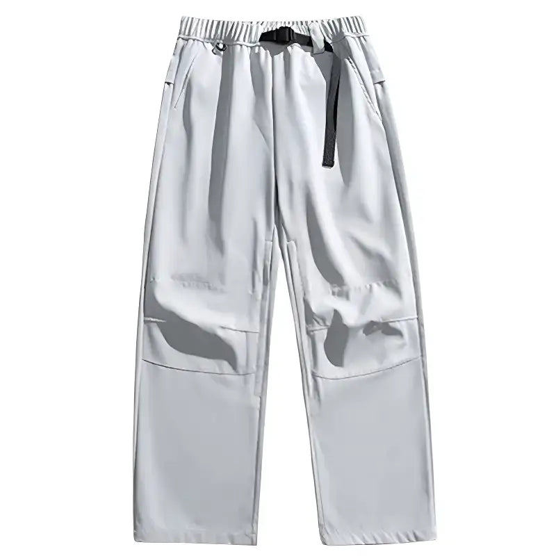 Pantalon trekking imperméable technique 10000-20000mm doublure maille coupe large