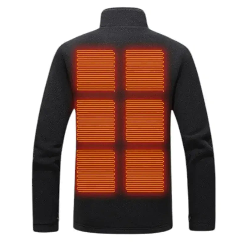 Veste polaire chauffante usb manches longues