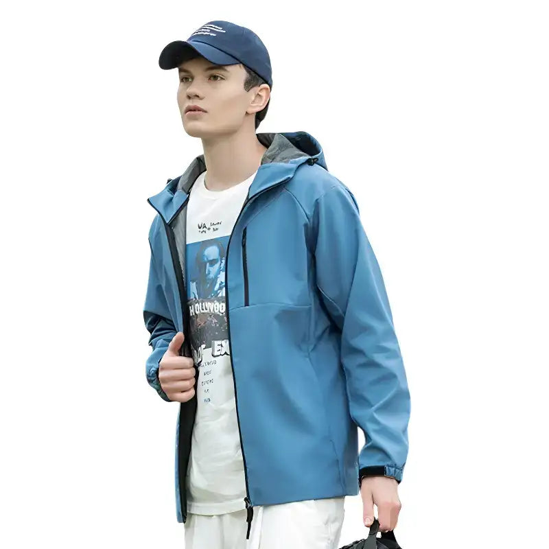 Veste softshell randonnée doublure maille