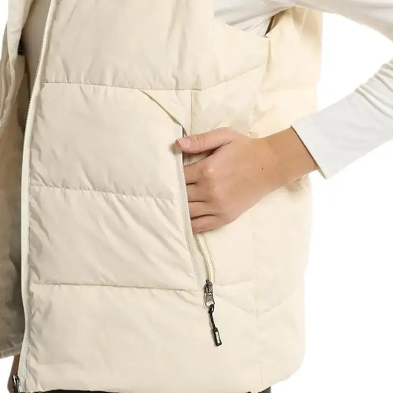 Gilet chauffant femme multizones
