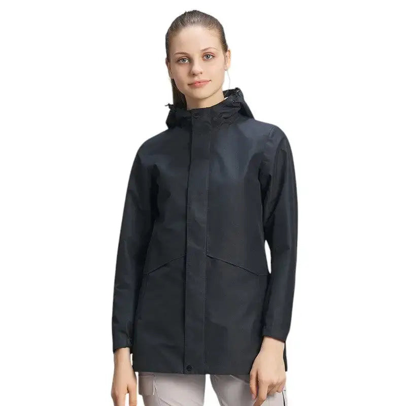 Veste pluie femme rose imperméable urbaine