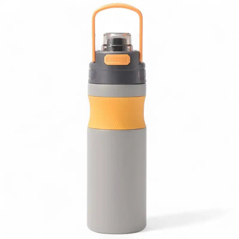 Gourde isotherme paille colorée lifestyle