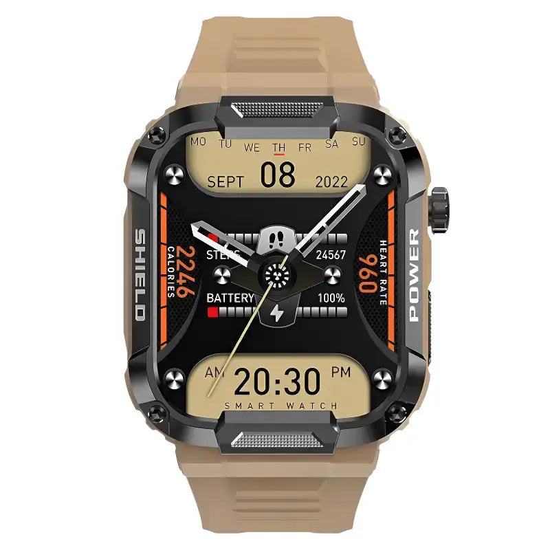 Montre sport homme robuste étanche quotidien