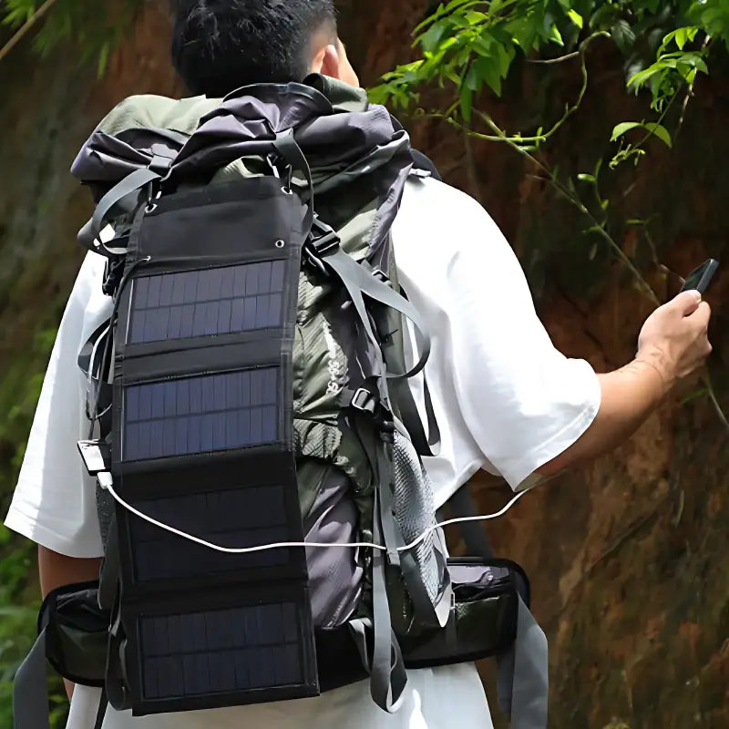 Panneau solaire sac dos 8w randonnée