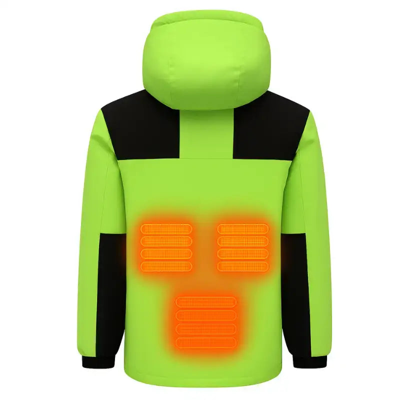 Homme veste chauffante imperméable