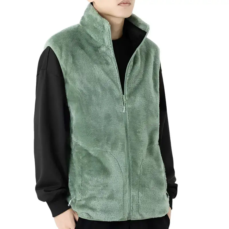 Gilet polaire chauffant - 7 zones usb - polyester doux - 3 niveaux