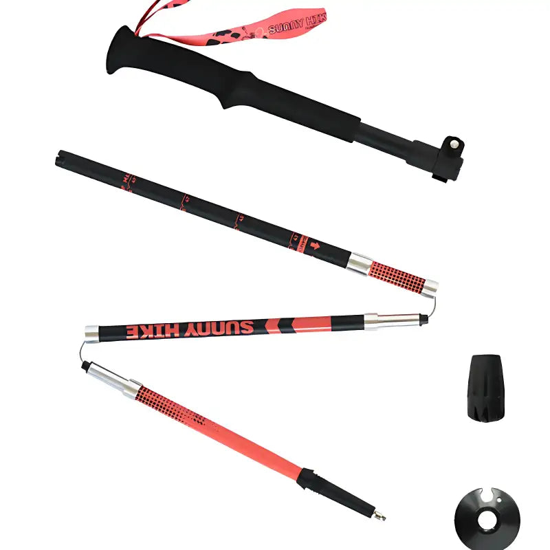 Bâton randonnée camping pliable unitaire