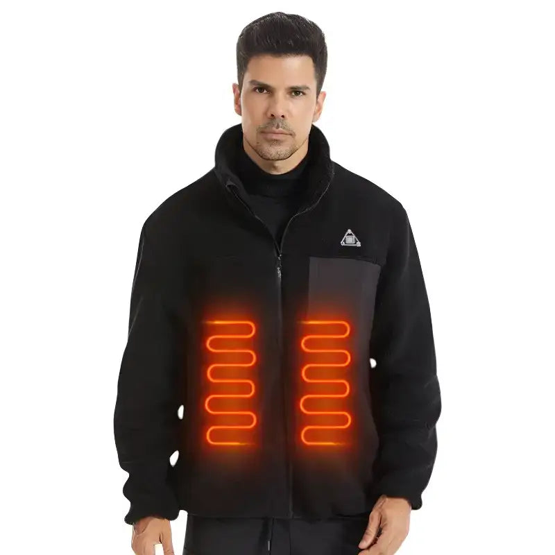 Veste polaire chauffante homme outdoor