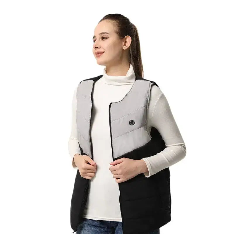 Gilet chauffant ski sans manches