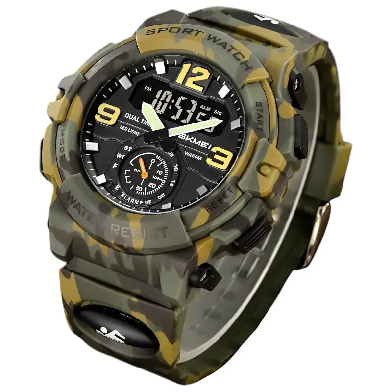 Montre sport homme robuste étanche basique