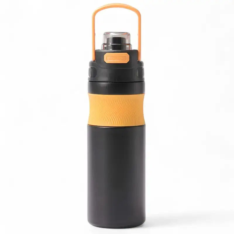 Gourde isotherme paille colorée lifestyle