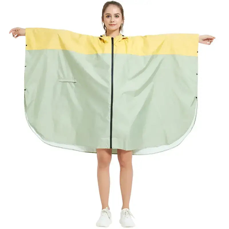 Poncho pluie bicolore imperméable