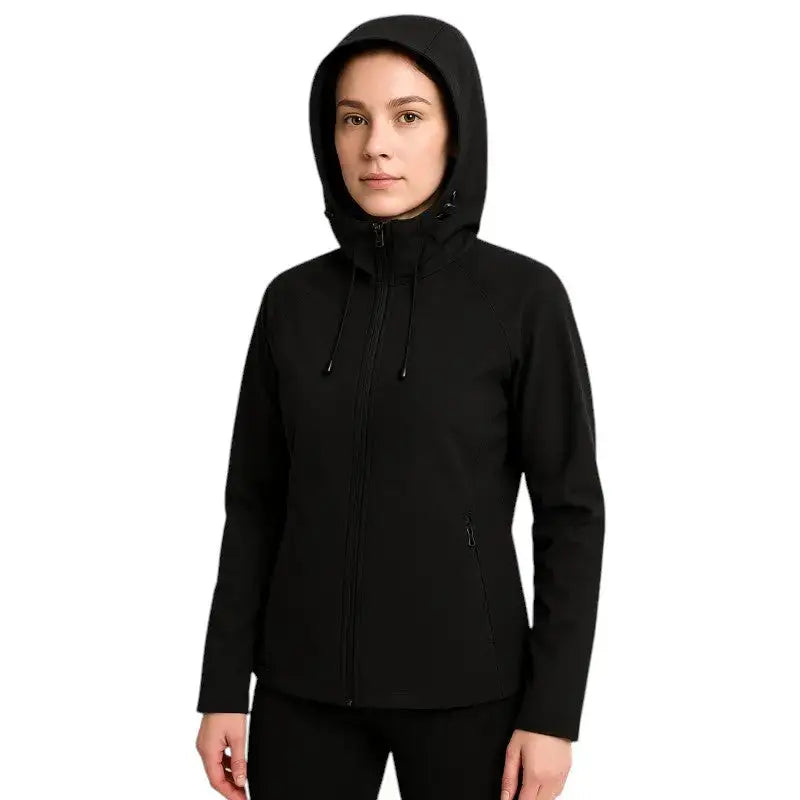 Veste softshell polaire femme chaude capuche