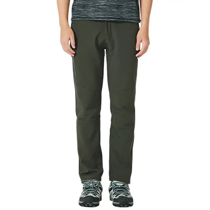 Pantalon trekking hiver doublure polaire