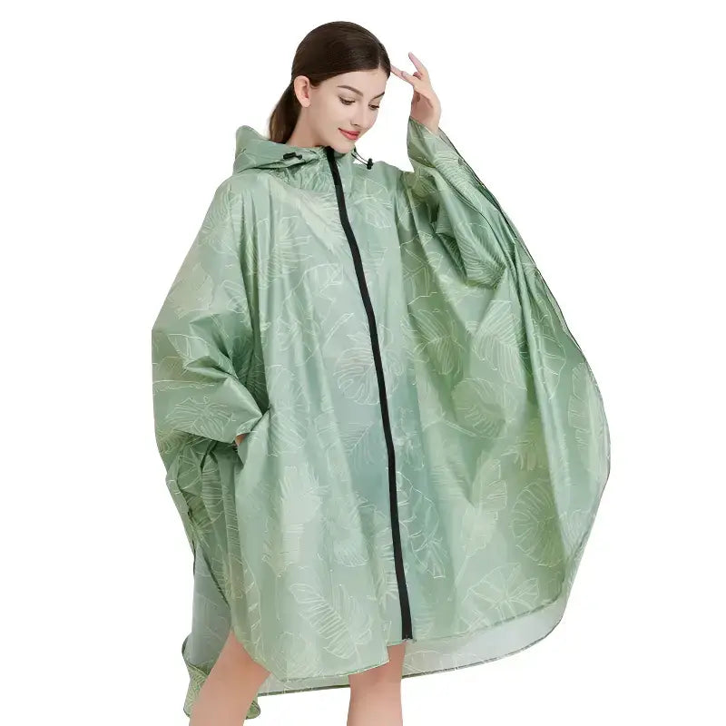 Poncho pluie femme coupe-vent imperméable