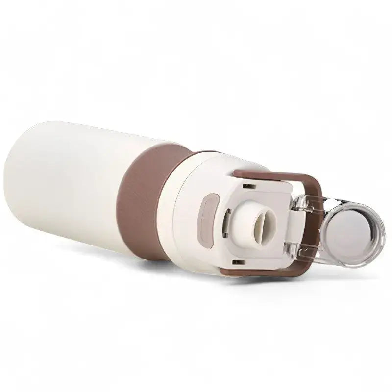 Gourde isotherme paille colorée lifestyle