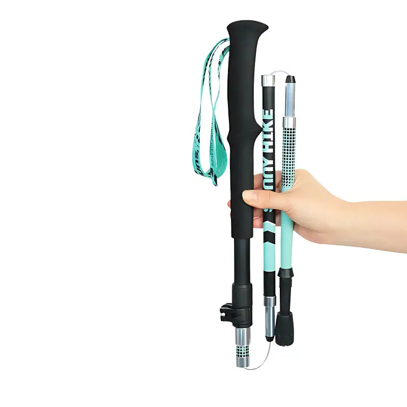 Bâton randonnée camping pliable unitaire