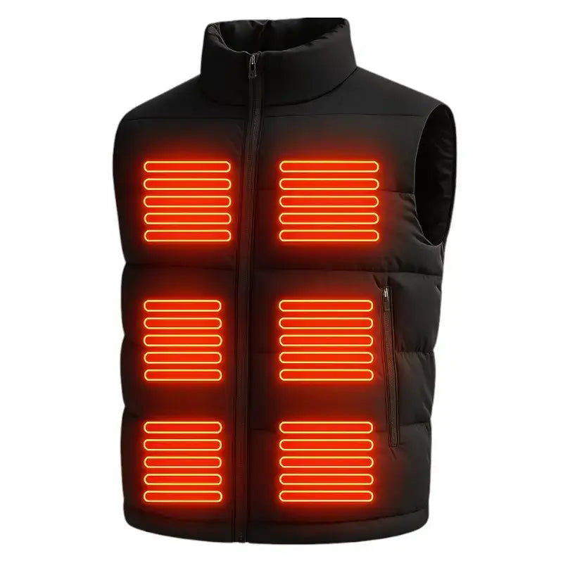 Gilet chauffant duvet homme 5 zones