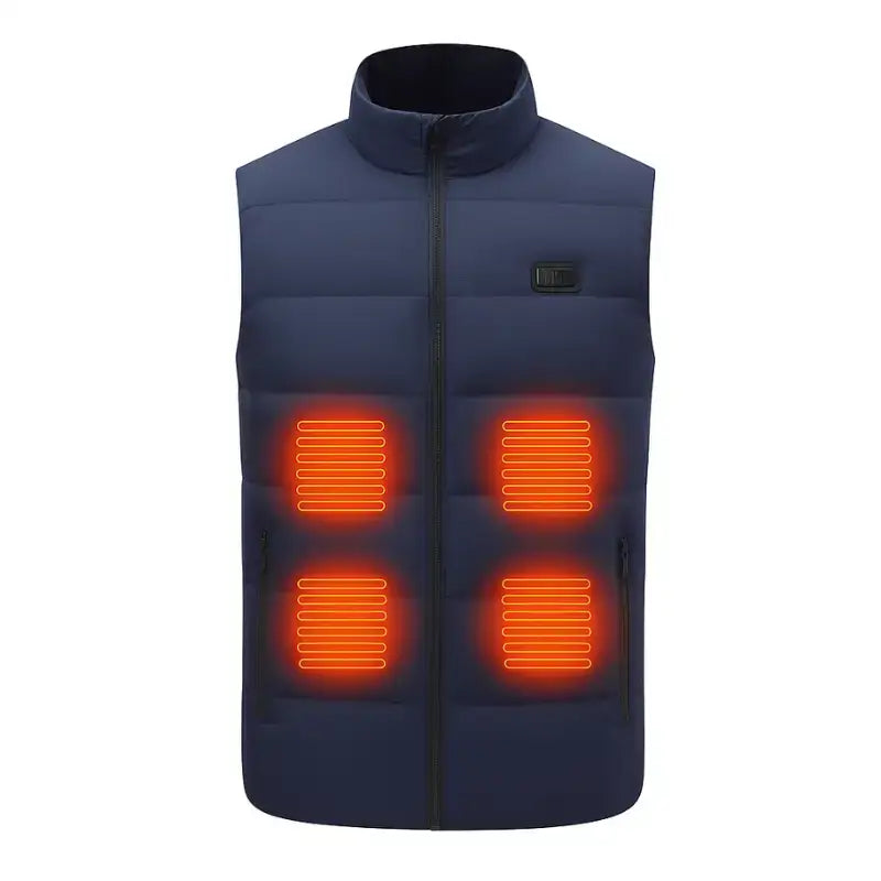 Gilet chauffant homme grande taille