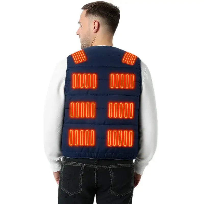 Gilet chauffant homme grande taille 3xl