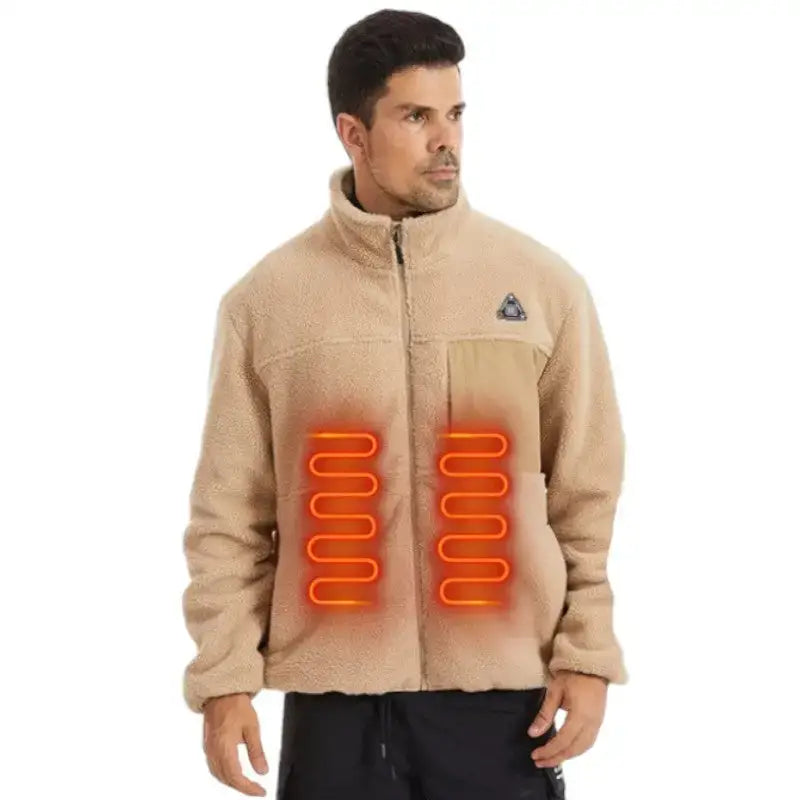 Veste polaire chauffante homme outdoor