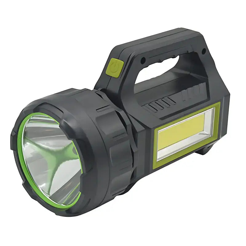 Lampe torche led hybride solaire câble