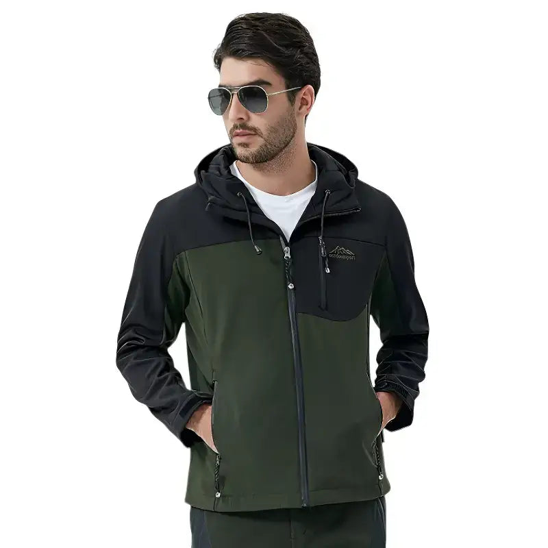 Veste randonnée imperméable respirante homme robuste