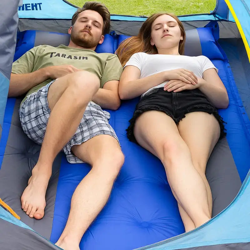 Matelas de camping gonflable 2 personnes 5cm
