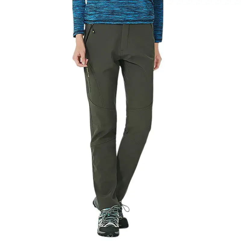 Pantalon trekking hiver doublure polaire