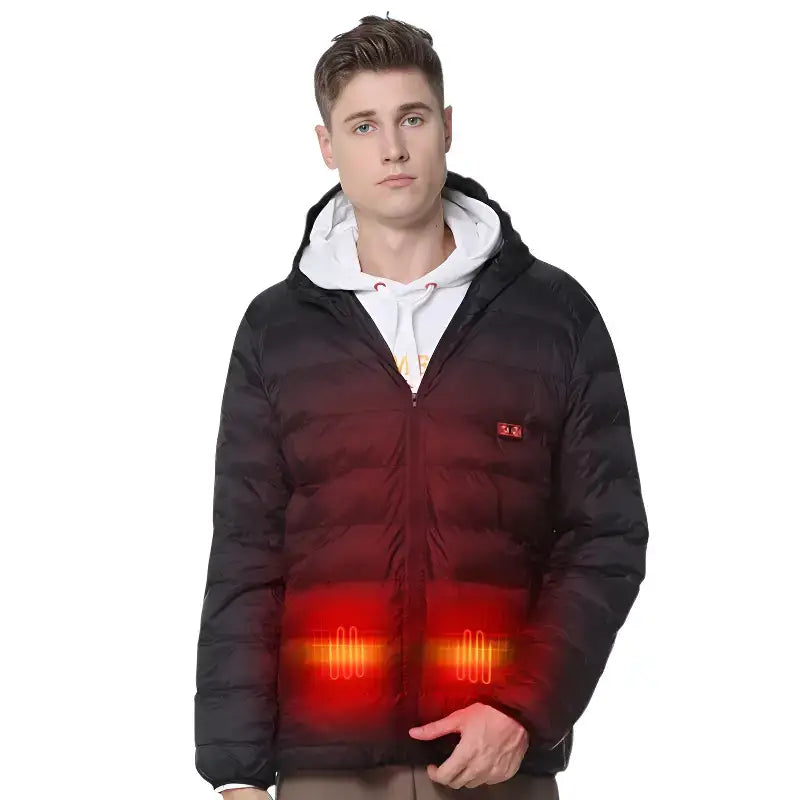 Veste homme chauffante plein air
