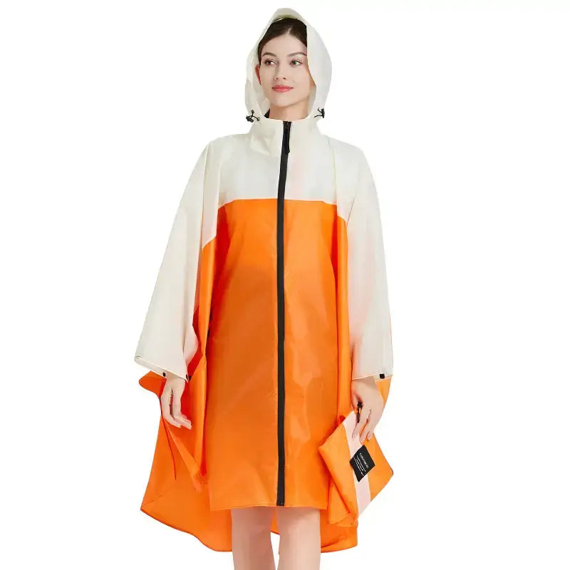 Poncho pluie femme coupe-vent imperméable