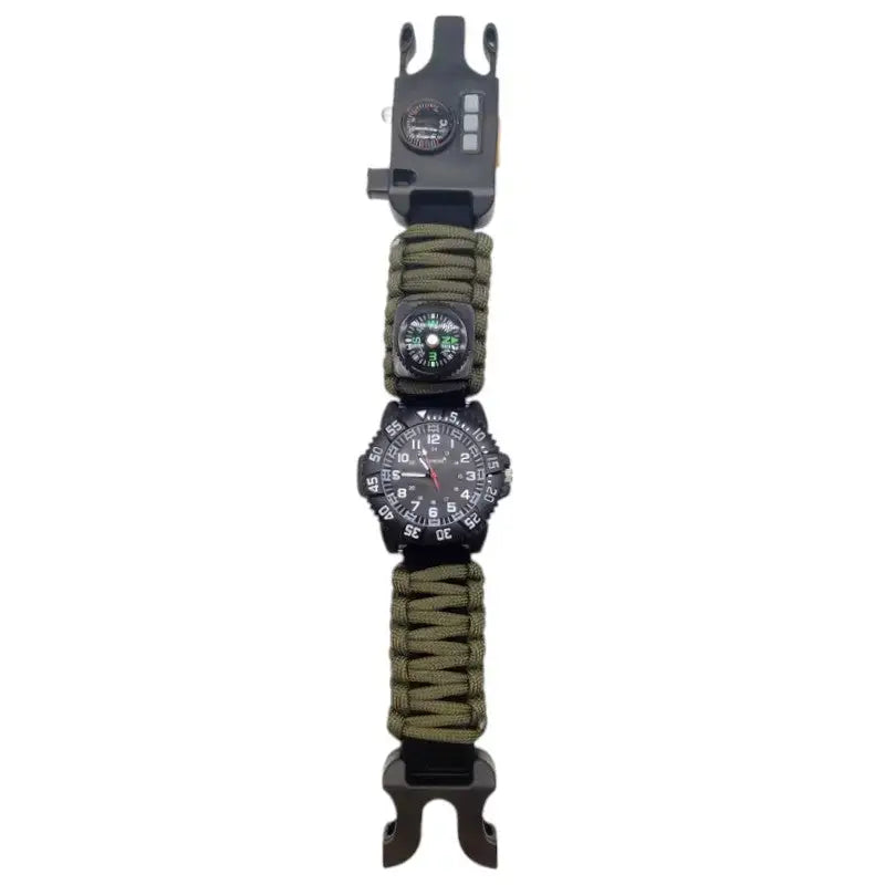 Montre militaire bracelet paracorde boussole