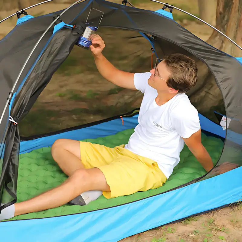 Matelas de sol double camping gonflable