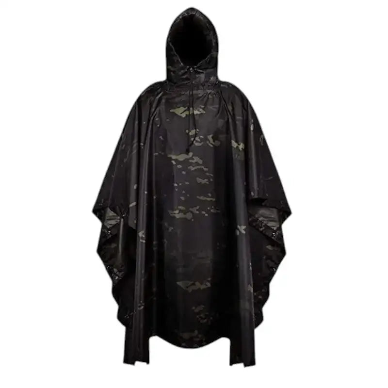 Poncho camouflage imperméable randonnée