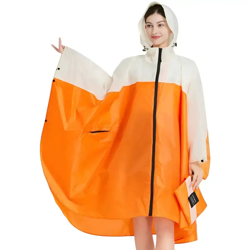 Poncho pluie femme coupe-vent imperméable