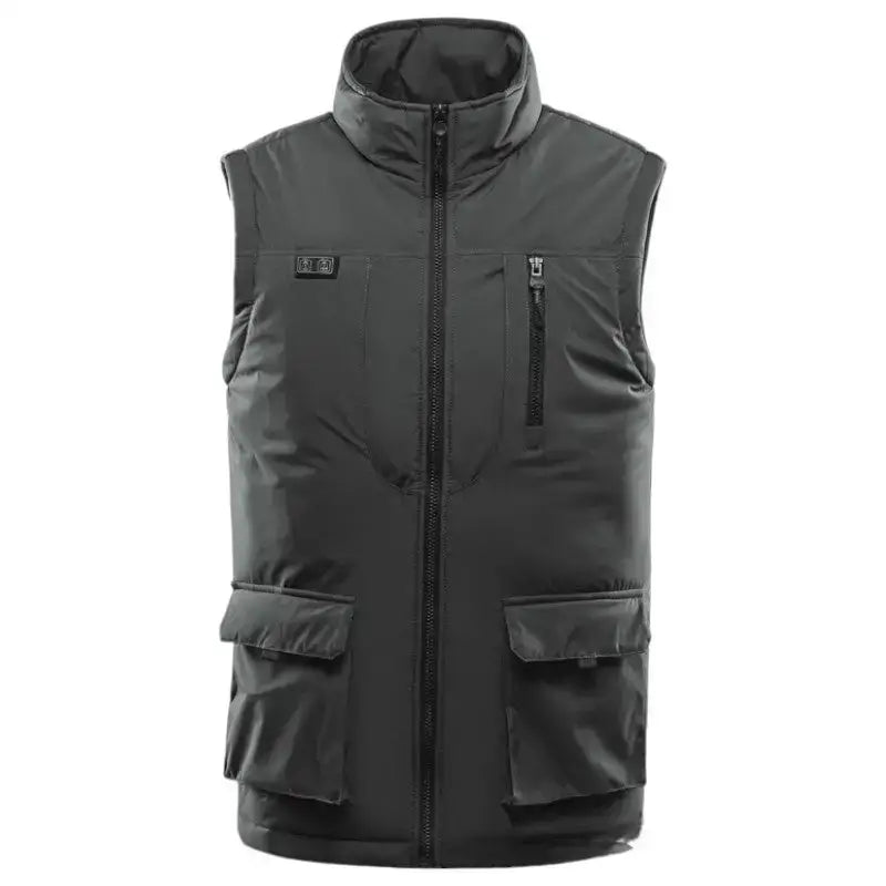 Gilet chauffant homme travail 6 zones