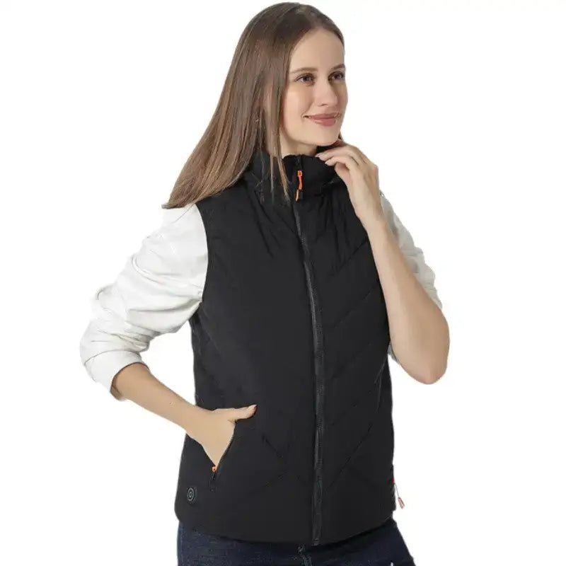Gilet doudoune chauffant homme - 8 zones usb - capuche - outdoor