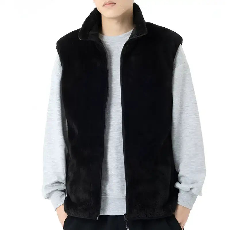 Gilet polaire chauffant - 7 zones usb - polyester doux - 3 niveaux
