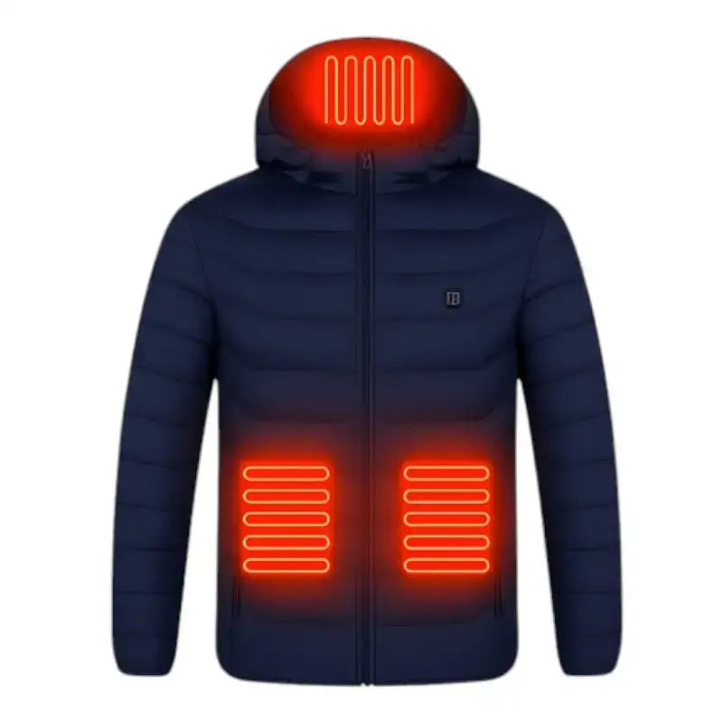 Doudoune chauffante homme nylon polyester