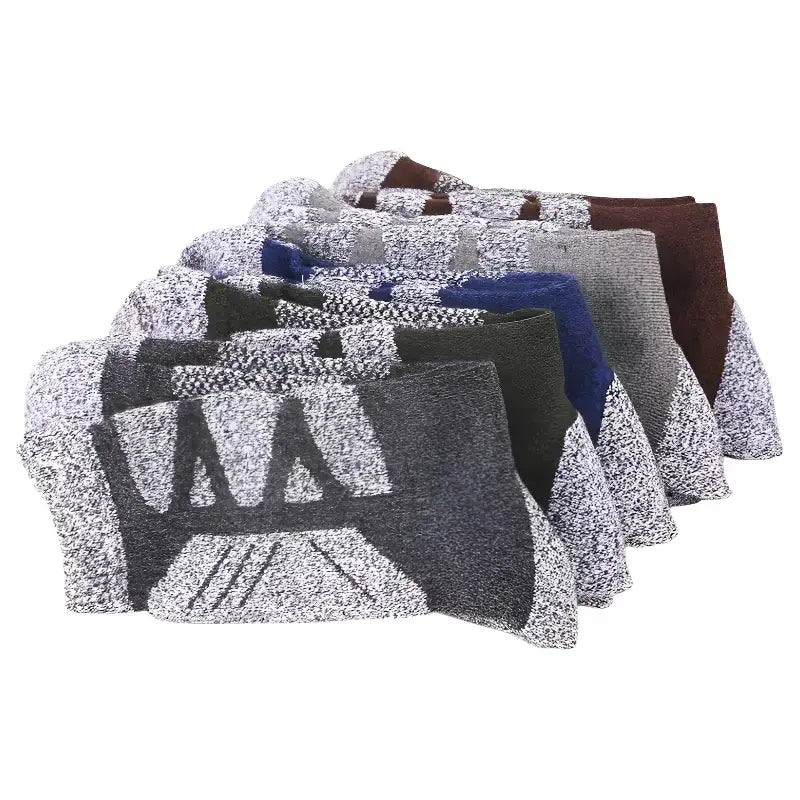 Pack 5 chaussettes randonnée coton mixte