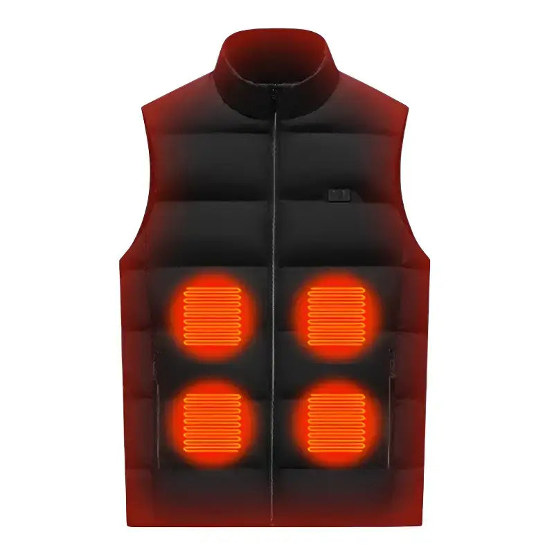 Gilet chauffant homme grande taille