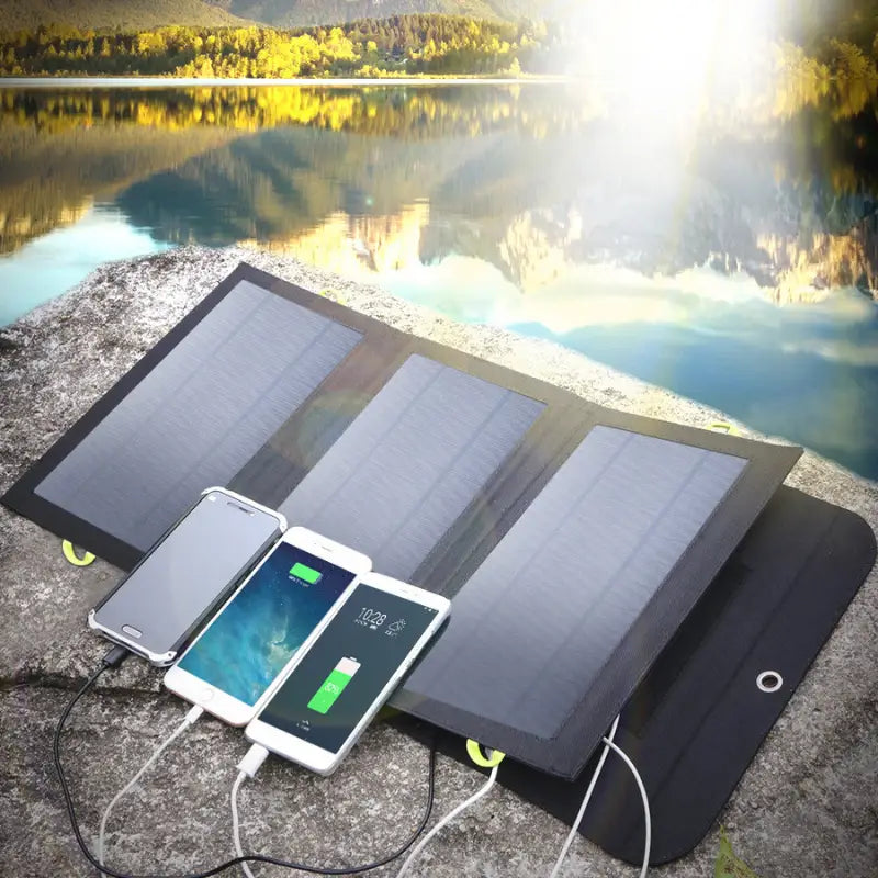 Chargeur solaire pour randonnée