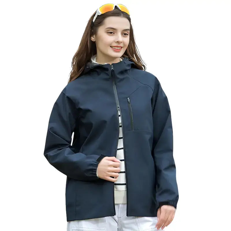 Veste softshell randonnée doublure maille