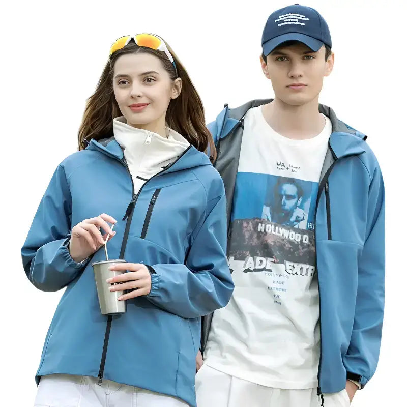 Veste softshell randonnée doublure maille
